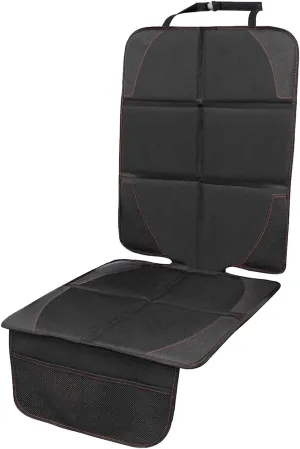 1 PC Car Baby Seat Cover, Anti-Slip and Wear-Resistant Seat Protector Mat, Waterproof Leather   Oxford Thickening Car Seat Protector. for Most Cars SUV (Black)