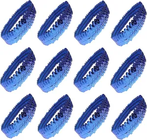12 Sequin Headbands U PICK (Available in LOTS of COLORS) Elastic Stretch Sparkly Fashion Headband for Teens Girls Women Softball Pack Volleyball Basketball Dance Set Sports Teams Store By Kenz Laurenz