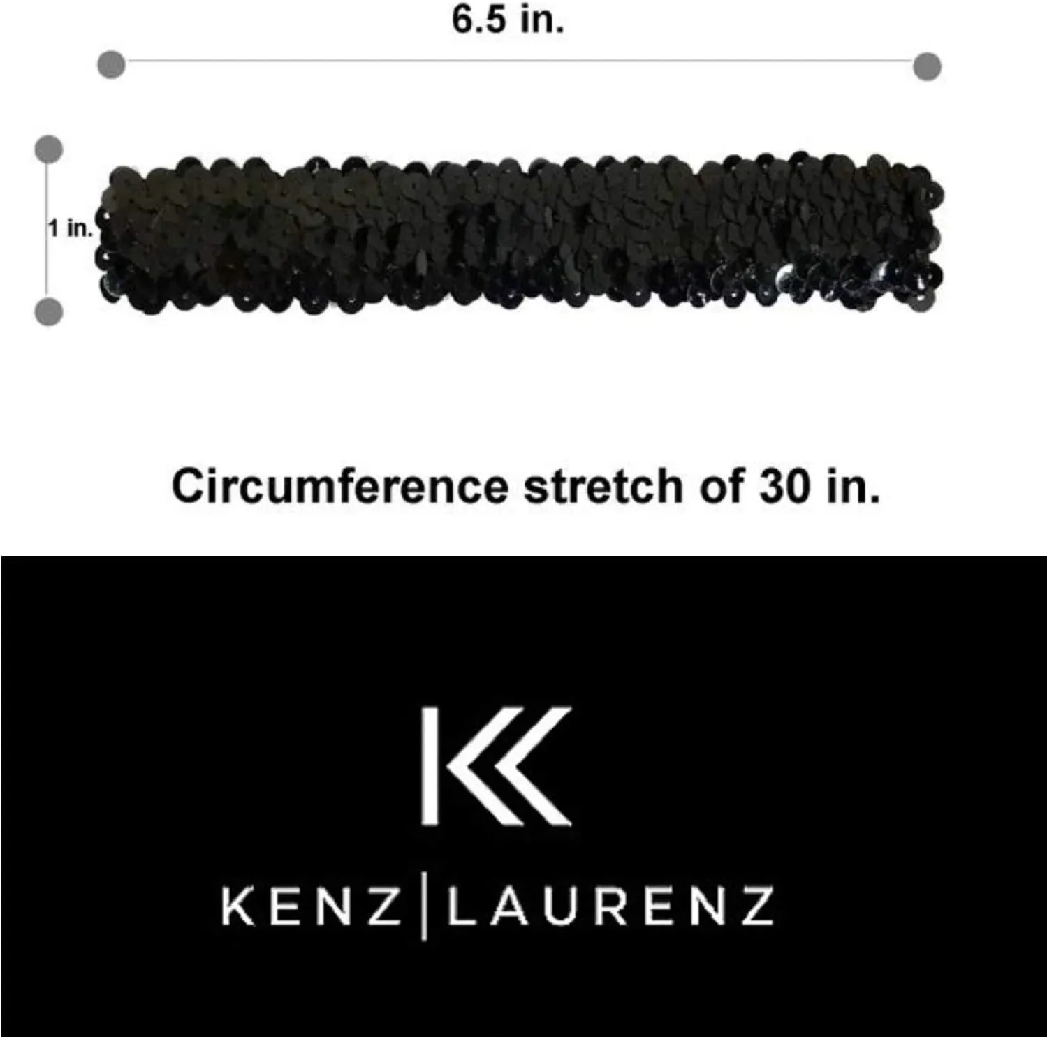 12 Sequin Headbands U PICK (Available in LOTS of COLORS) Elastic Stretch Sparkly Fashion Headband for Teens Girls Women Softball Pack Volleyball Basketball Dance Set Sports Teams Store By Kenz Laurenz