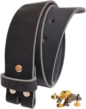 1.5 inch Men's Cowhide Geniune Leather Belt 38mm Classic without Buckle