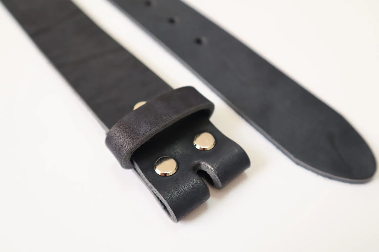 1.5 inch Men's Cowhide Geniune Leather Belt 38mm Classic without Buckle