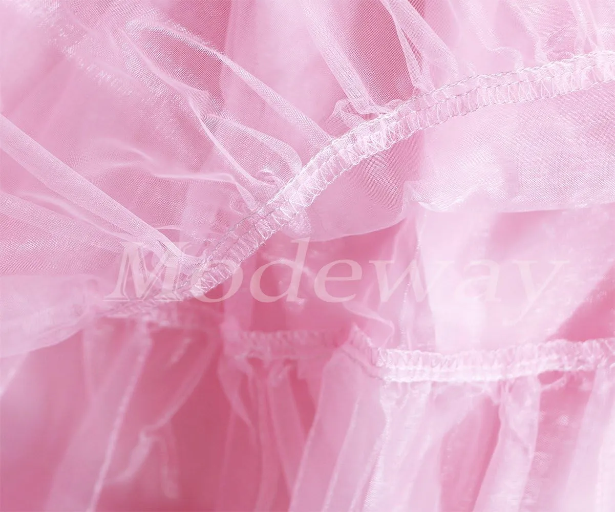 1950s Vintage Knee Length Crinoline Petticoats For Women Tulle skirts for under dresses 50s Clothing