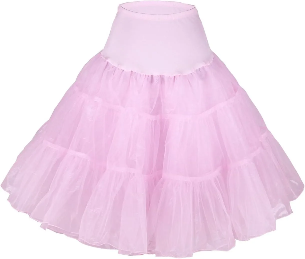 1950s Vintage Knee Length Crinoline Petticoats For Women Tulle skirts for under dresses 50s Clothing