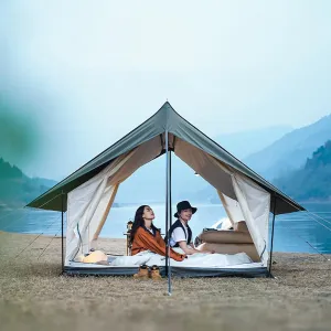 2-Layer Camping Tent 5-8 Person, Family Tent with Top Rainfly Waterproof Windproof Festival Tent for Backpacking Hiking Outdoor and Gathering - Glamping Yurt Tent