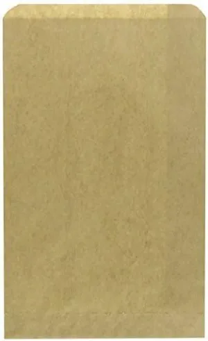 200 Brown Kraft Paper Bags, 5 x 7.5" inches, Good for Candy, Cookies, Doughnut, Crafts, Party Favor, Sandwich, Jewelry Merchandise- by RJ Displays