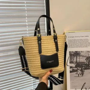 2023 Woven Straw Crossbody Bag for Women
