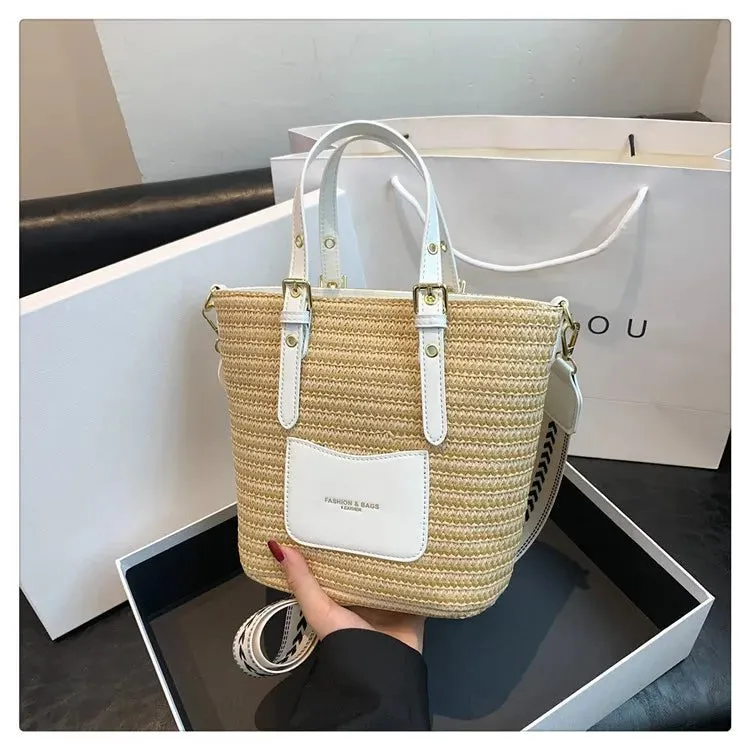 2023 Woven Straw Crossbody Bag for Women