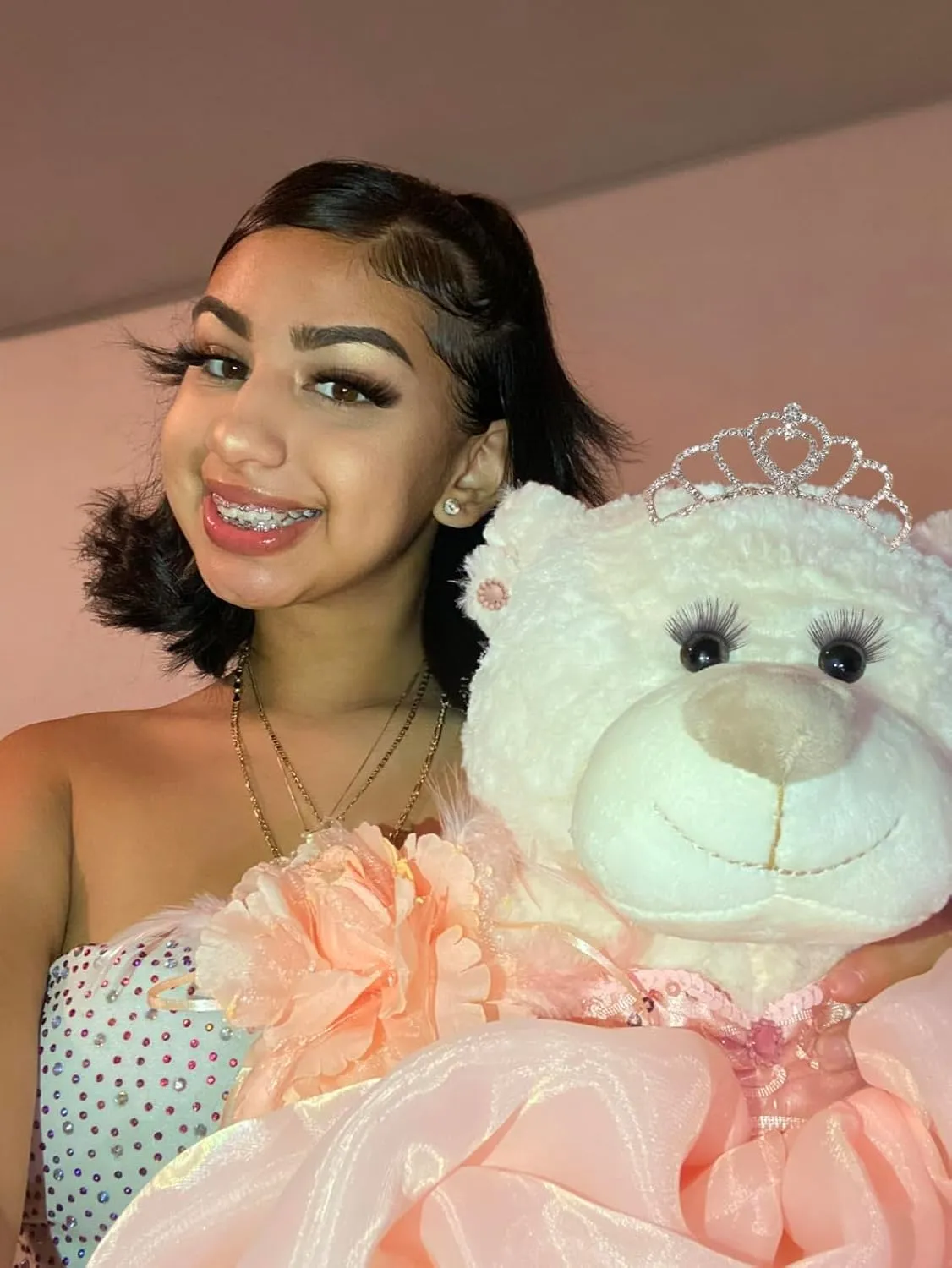 20" Quince Anos Quinceanera Last Doll Teddy Bear with Dress (Centerpiece) B16631-15G (Royal Blue)