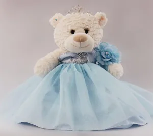 20" Quince Anos Quinceanera Last Doll Teddy Bear with Dress (Centerpiece) ~ B16631-4 Baby Blue