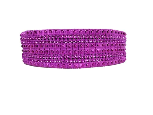 2.25" Pyramid Stud Mesh Roll - 2 Line (10 Yards)