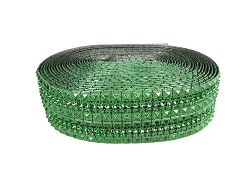 2.25" Pyramid Stud Mesh Roll - 2 Line (10 Yards)