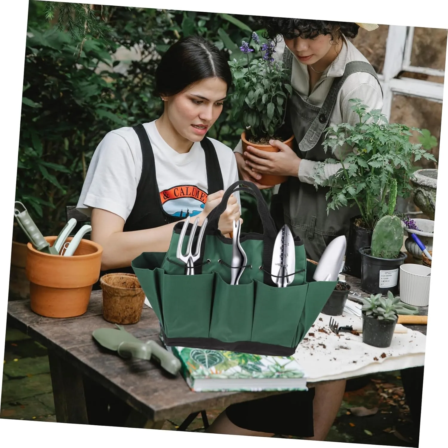 3 Pcs Garden Tool Kit Accessories Oxford Cloth Manual