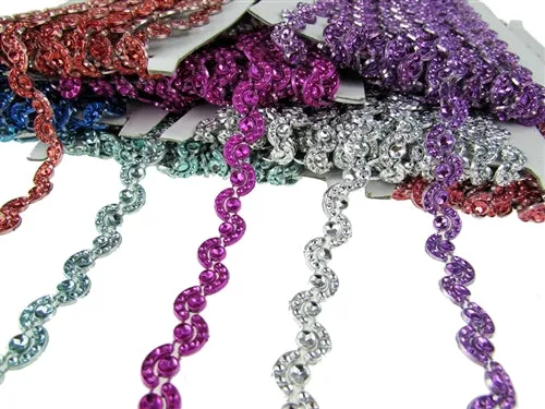 3/8" Metallic Beaded Trim #3 (10 Yds)