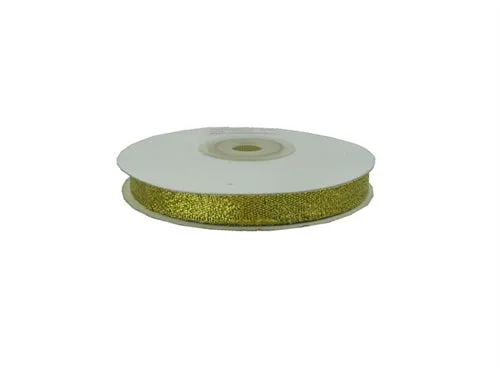 3/8" Metallic Taffeta Ribbon (25 Yds)