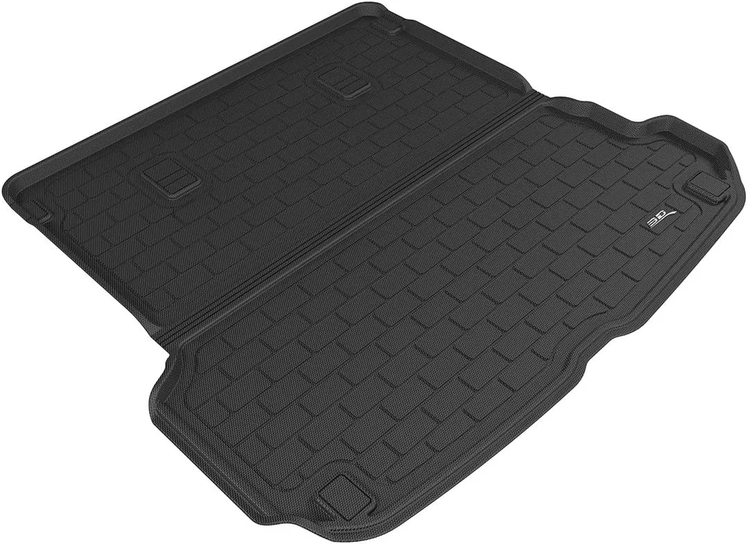 3D MAXpider Custom Fit Behind 2nd Row Stowable Kagu Cargo Liner (Black) Compatible with Audi Q7 (4M) 2017-2025 / SQ7 (4M) 2020-2025 - Cargo Liner