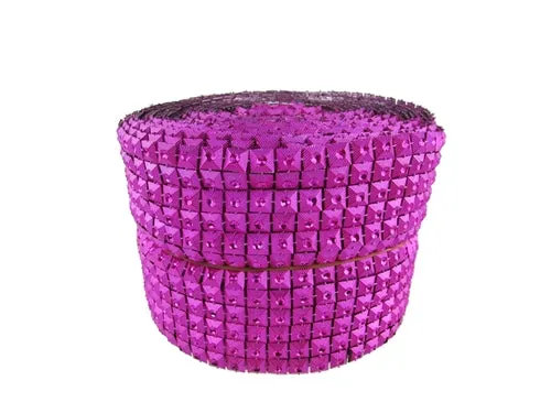 4.75" SQUARE Diamond Mesh Ribbon Roll (Customizable) (10 Yards)