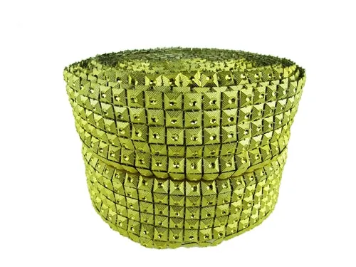 4.75" SQUARE Diamond Mesh Ribbon Roll (Customizable) (10 Yards)
