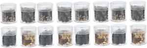 4sets 4 Boxes Note Shape Nail Art Sequins DIY Glitter Manicure Decor Metallic Nail Accessories for for Parties and Special Occasions 4boxes*4