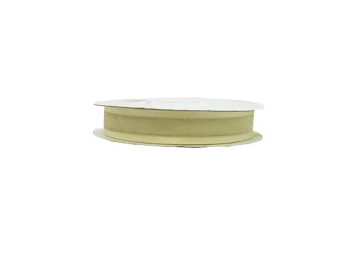 5/8" Sheer Organza Ribbon w/ Satin & Metallic Edges (25 Yds)