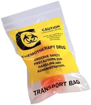 6" X 9" 2 Mil Chemotherapy Drug Transport Bags (1,000 Bags) - Laddawn 4056