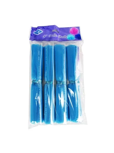 8" Decorative Tulle Balls (4 Pcs)