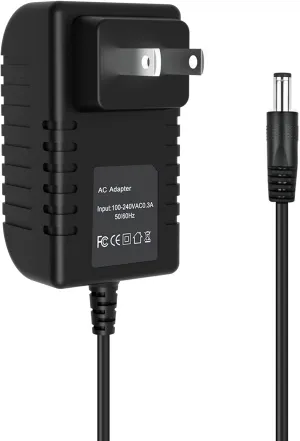9V AC DC Adapter Compatible with Magnetic Stripe Card Stripe EasyIDea Reader Encoder Msr609 Msr705 Msr805 Msr900 Msr606 Msr605 Msr206