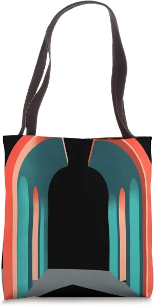 Abstract Archway Modern Geometric Art Tote Bag