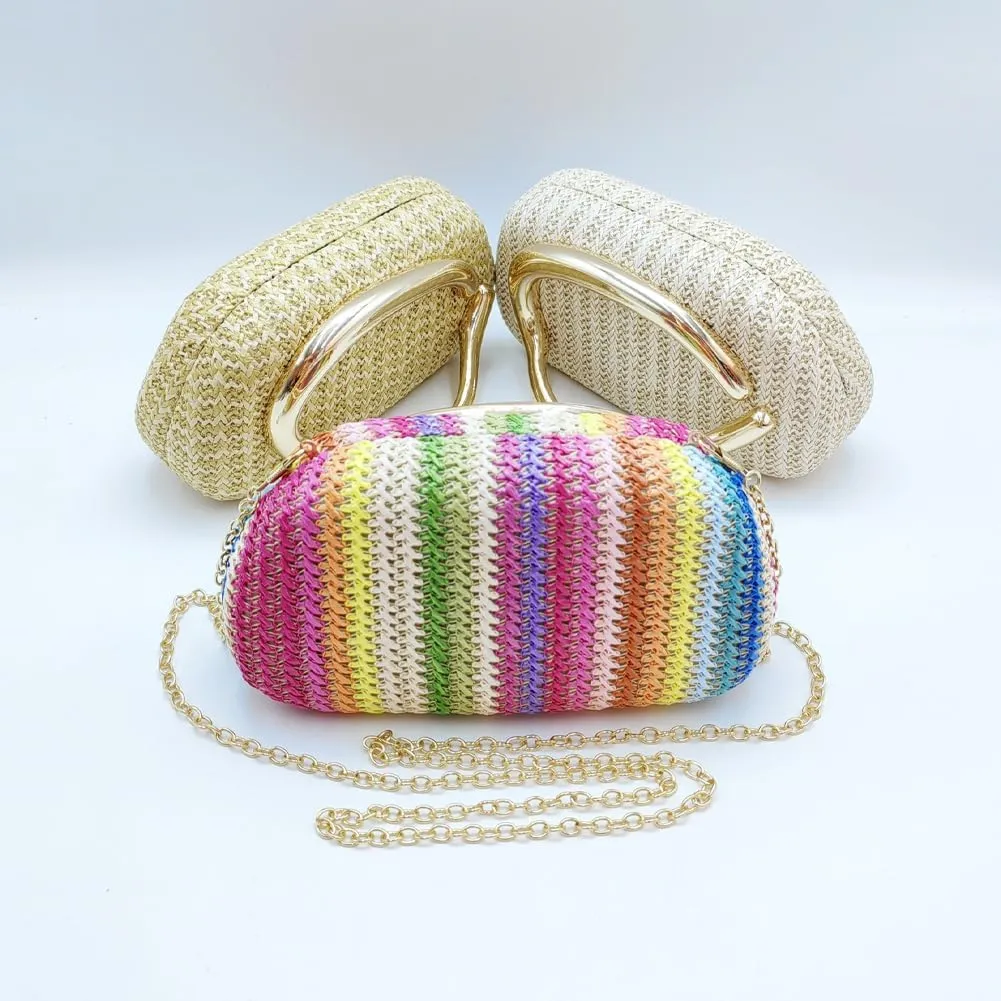 Acrylic Clutch Purse for Women Classic Round Acrylic Evening Handbag Vintage Metal Handlebars Bag for Wedding Party Prom