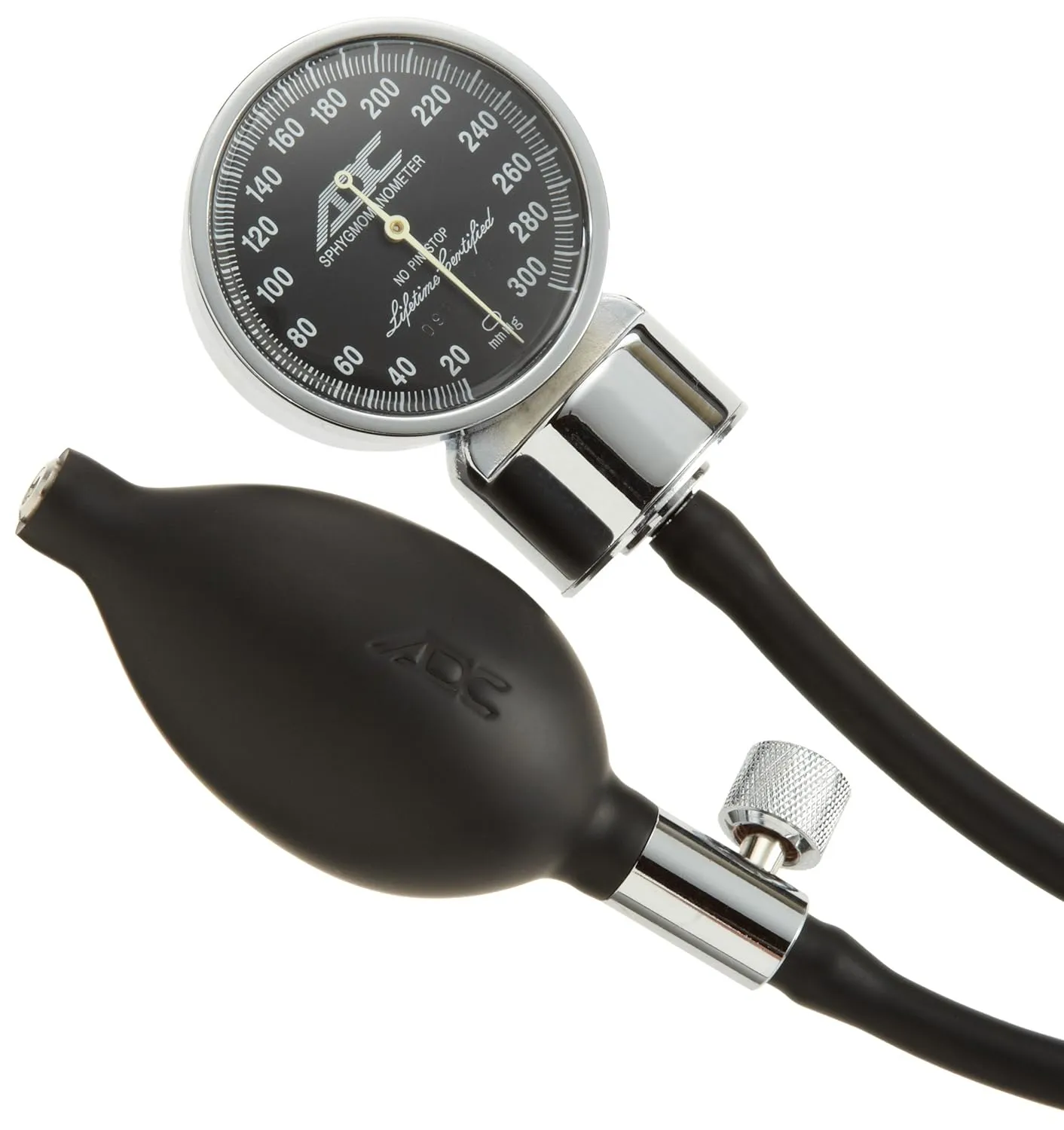ADC Diagnostix 700 Premium Professional Pocket Aneroid Sphygmomanometer with Adcuff Nylon Blood Pressure Cuff, Adult, Burgundy