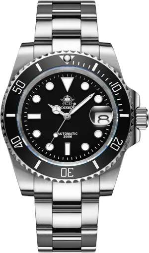 ADDIESDIVE Automatic Dive Watch for Men Steel Band Waterproof Diver 200 M Japan NH35A Movement