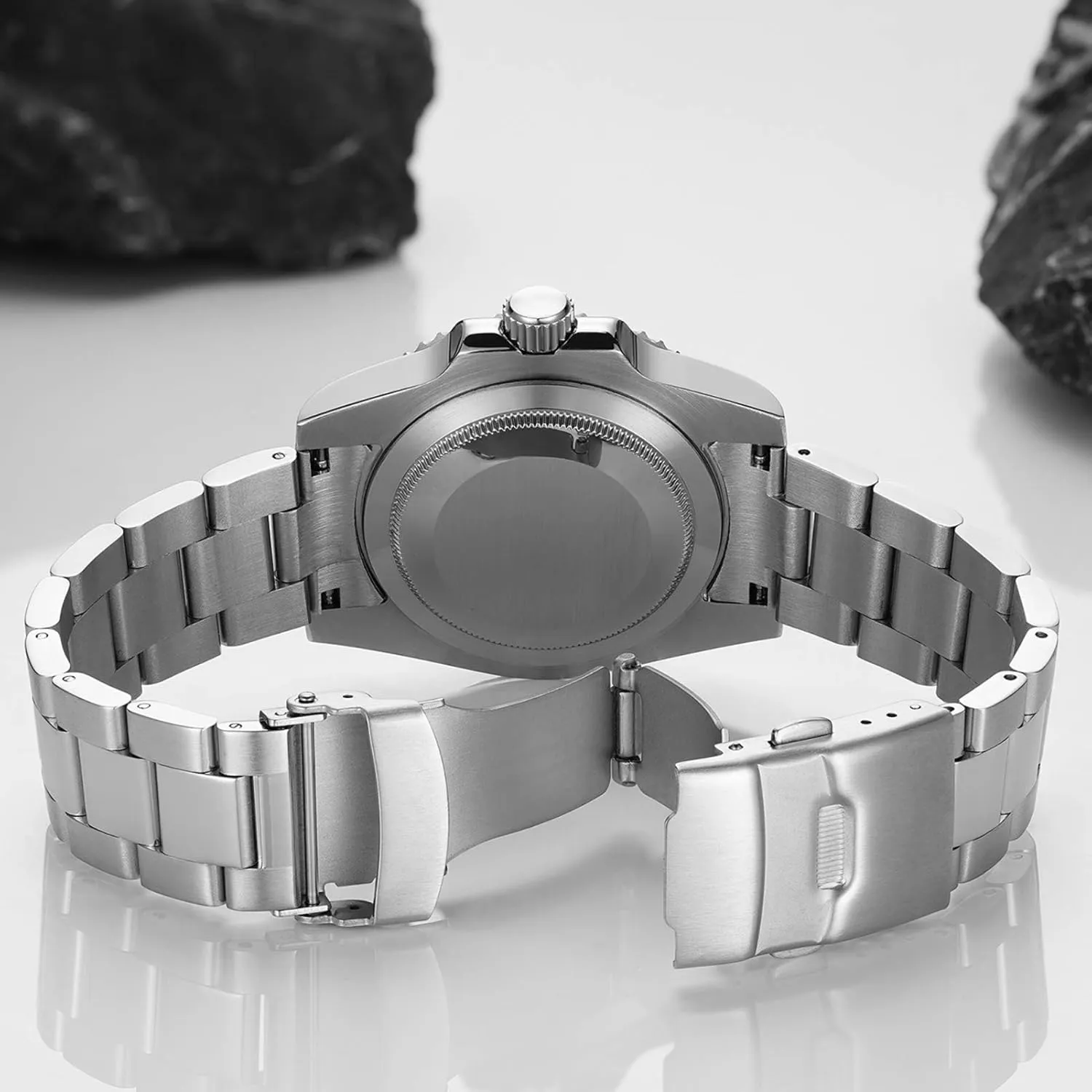 ADDIESDIVE Automatic Dive Watch for Men Steel Band Waterproof Diver 200 M Japan NH35A Movement
