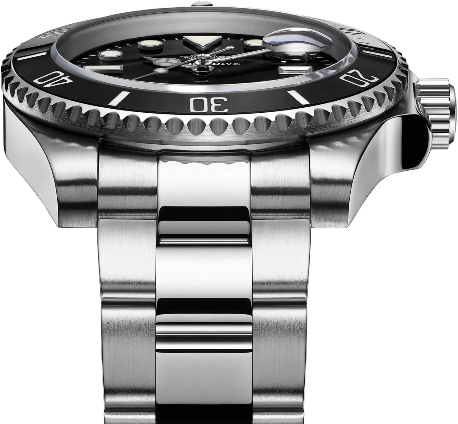 ADDIESDIVE Automatic Dive Watch for Men Steel Band Waterproof Diver 200 M Japan NH35A Movement