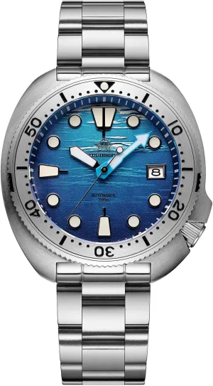 ADDIESDIVE Automatic Diver 200 M Mens Watch Luminescent Mechanical NH35A Analog Stainless Steel