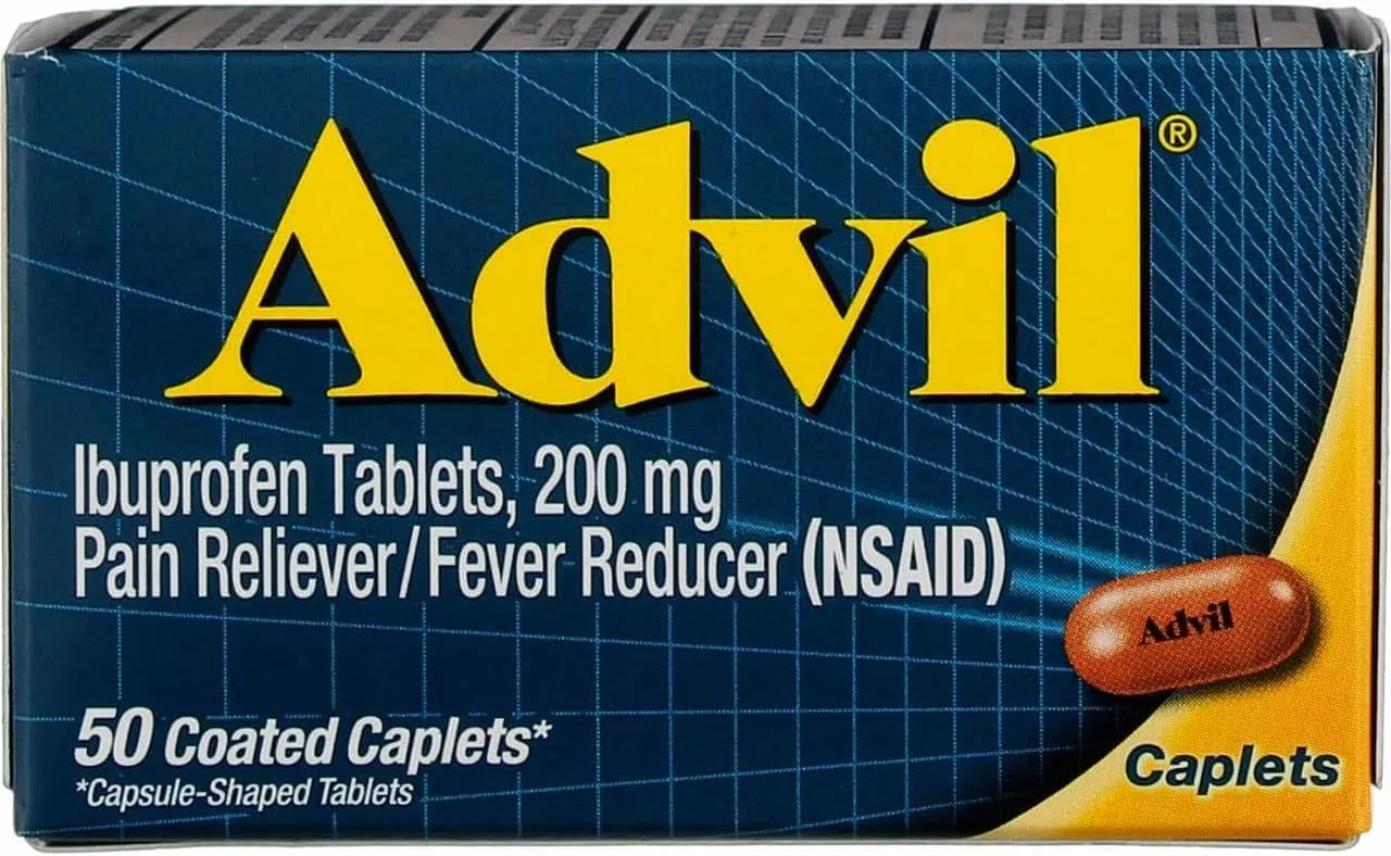 Advil Pain Reliever/Fever Reducer 200 mg Coated Tablets 50 ea (Pack of 6)
