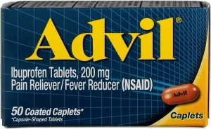 Advil Pain Reliever/Fever Reducer 200 mg Coated Tablets 50 ea (Pack of 6)