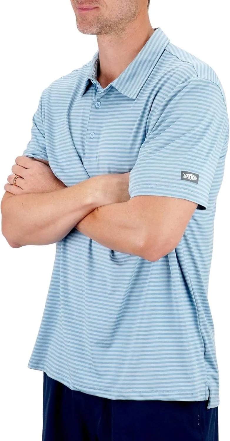AFTCO Link Short Sleeve Performance Polo Shirt