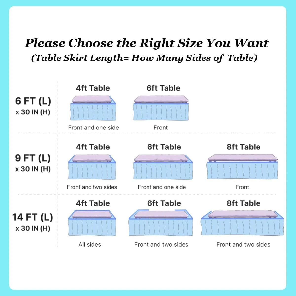 Albassa White Tulle Table Skirt for Rectangle or Round Tables 9ft Tutu Table Skirt with LED Light Baby Shower Tablecloth for Birthday Party Cake Dessert Table Decorations (White, L9(ft), H30in)