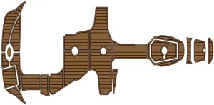 Algasan Boat EVA Faux Teak Decking Floor Compatible with 2006 Sea Ray 220 Sundeck Swim Platform Cockpit Pad Boat EVA Foam Teak Deck Floor