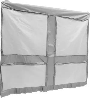 Alipis Travel Hanging Garment Bag Dress Protector Bag Suit Cover Oxford Clothing Rack Cover Random