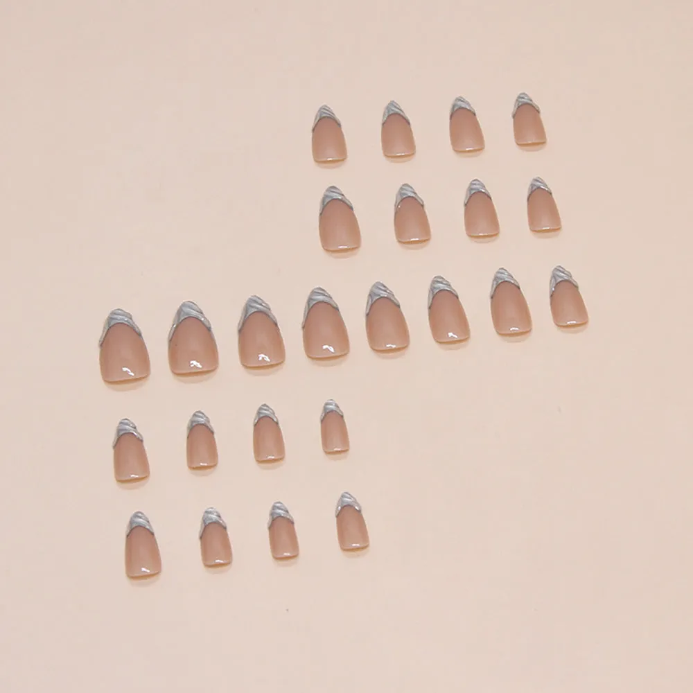 Almond French Blue Three-dimensional