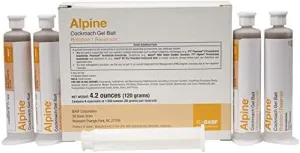 Alpine Cockroach Gel Bait 4(30 gram) Tubes