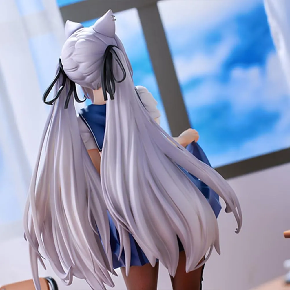 Alvina-Chan Figures Alvina-Chan Original Painting Figure Beautiful Girl Illustration Anime Action Figurine 24CM
