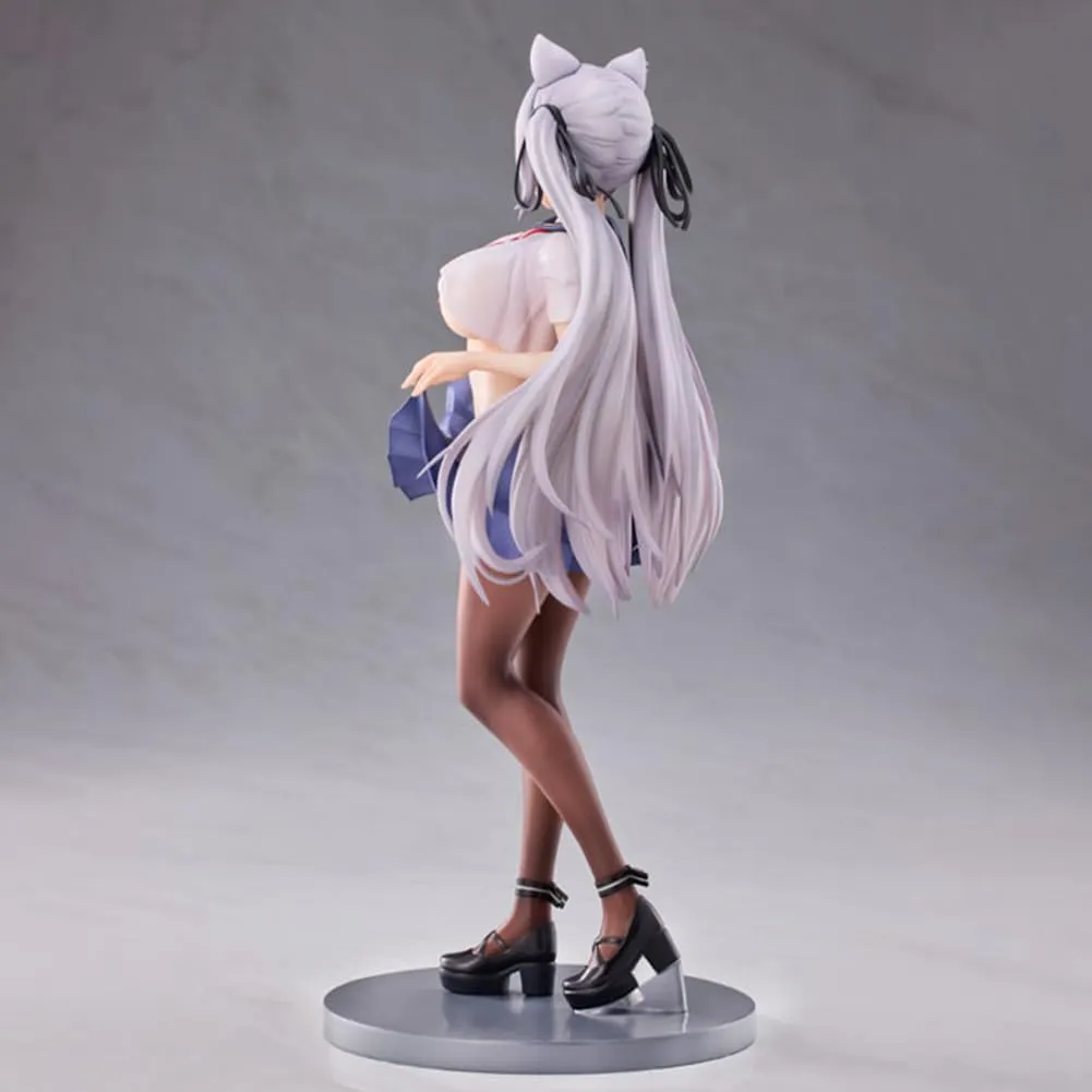 Alvina-Chan Figures Alvina-Chan Original Painting Figure Beautiful Girl Illustration Anime Action Figurine 24CM