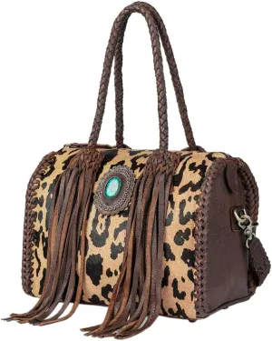 American Darling Duffel Genuine Leather Women Bag Western Handbag Purse