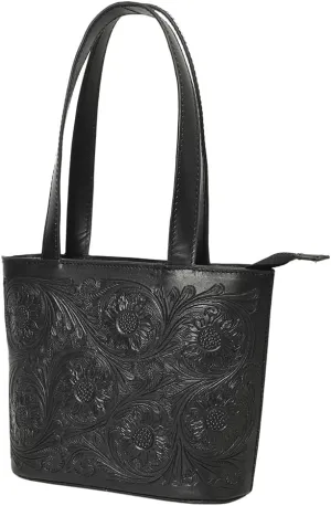American Darling Hand Tooled Genuine Leather women bag western handbag purse