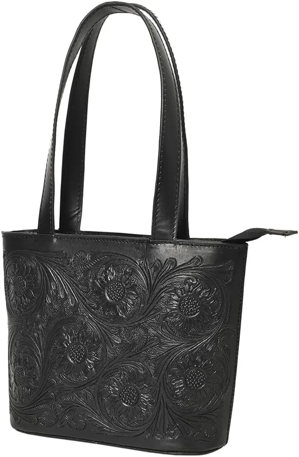 American Darling Hand Tooled Genuine Leather women bag western handbag purse