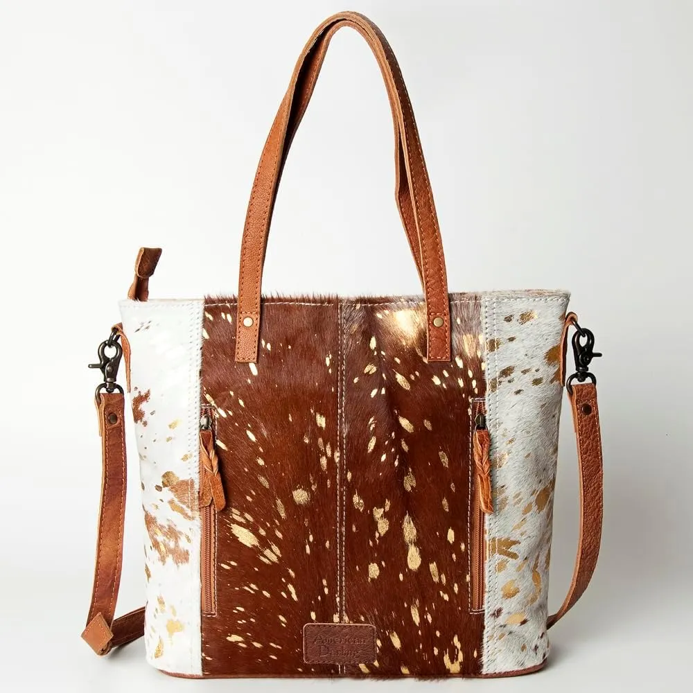 American Darling Tote Hair-On Genuine Leather Women Bag Western Handbag Purse