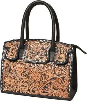American Darling Tote Hand Tooled Genuine Leather Women Bag Western Handbag Purse