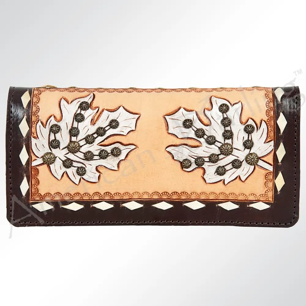 American Darling Wallet Hand Tooled Genuine Leather Western Women Bag | Handbag Purse | Women Wallet | Wristlet Wallet