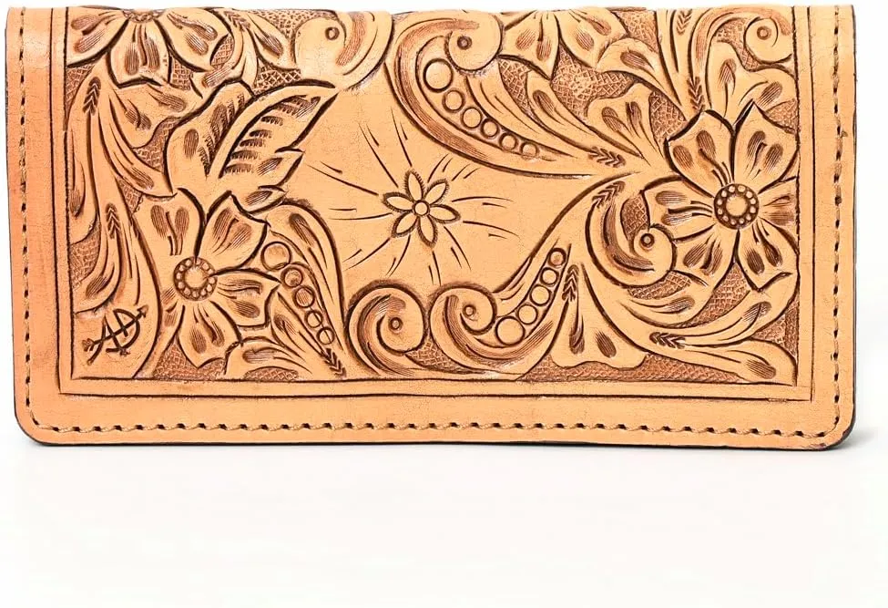 American Darling Wallet Hand Tooled Genuine Leather Western Women Bag | Handbag Purse | Women Wallet | Wristlet Wallet